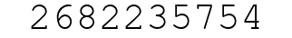 Number 2682235754.