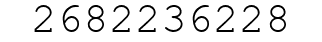 Number 2682236228.