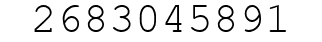 Number 2683045891.