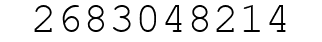 Number 2683048214.