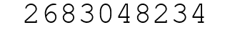 Number 2683048234.