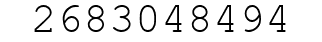 Number 2683048494.