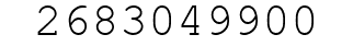 Number 2683049900.