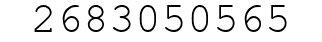 Number 2683050565.