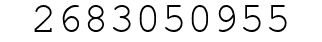 Number 2683050955.
