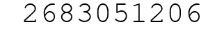 Number 2683051206.