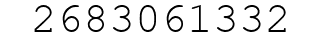 Number 2683061332.
