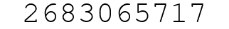 Number 2683065717.