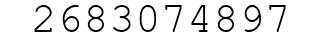 Number 2683074897.