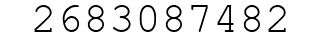 Number 2683087482.