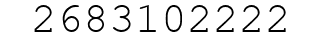 Number 2683102222.