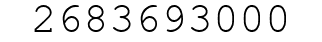 Number 2683693000.