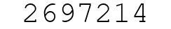 Number 2697214.