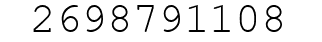 Number 2698791108.