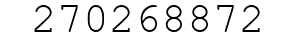 Number 270268872.