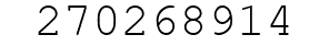 Number 270268914.