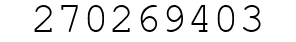 Number 270269403.