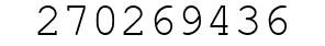 Number 270269436.