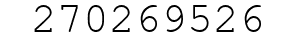 Number 270269526.