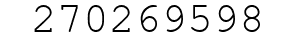 Number 270269598.