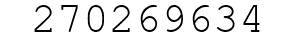 Number 270269634.