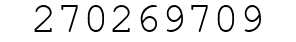 Number 270269709.