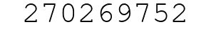 Number 270269752.