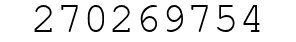 Number 270269754.