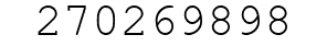 Number 270269898.