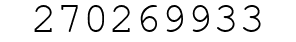 Number 270269933.
