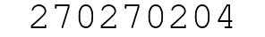 Number 270270204.