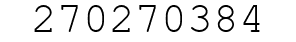Number 270270384.