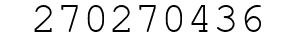 Number 270270436.