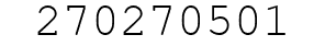 Number 270270501.