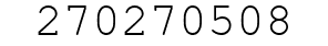 Number 270270508.