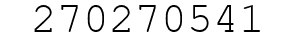 Number 270270541.