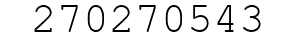 Number 270270543.