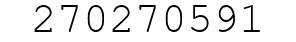 Number 270270591.