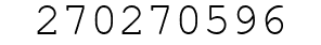 Number 270270596.