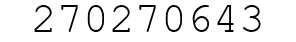 Number 270270643.