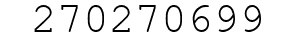 Number 270270699.