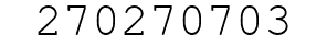 Number 270270703.