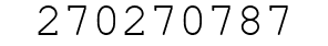 Number 270270787.