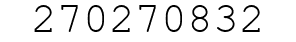 Number 270270832.