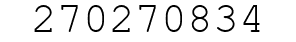 Number 270270834.