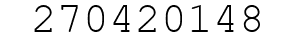 Number 270420148.