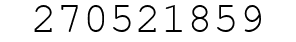 Number 270521859.