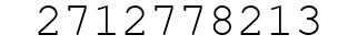 Number 2712778213.