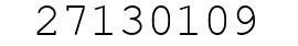 Number 27130109.