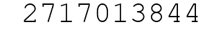 Number 2717013844.